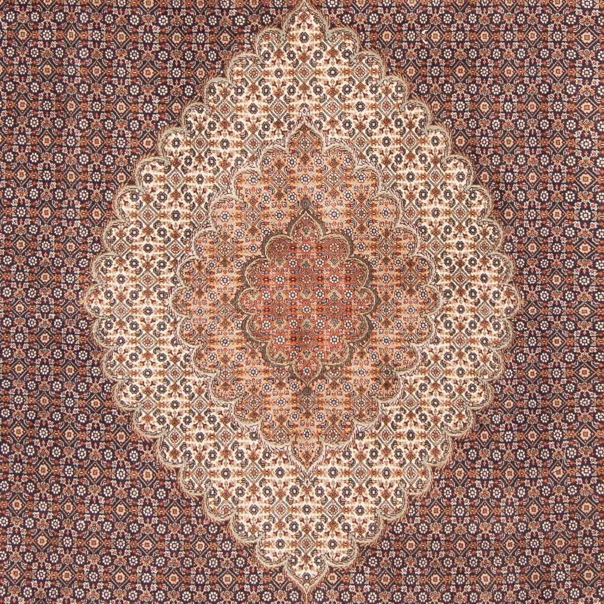 Tapis persan - Tabriz - 304 x 202 cm - marron clair