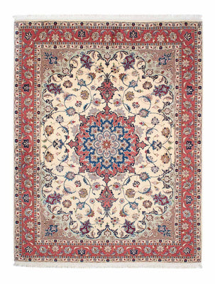 Tapis persan - Tabriz - Royal - 198 x 152 cm - beige