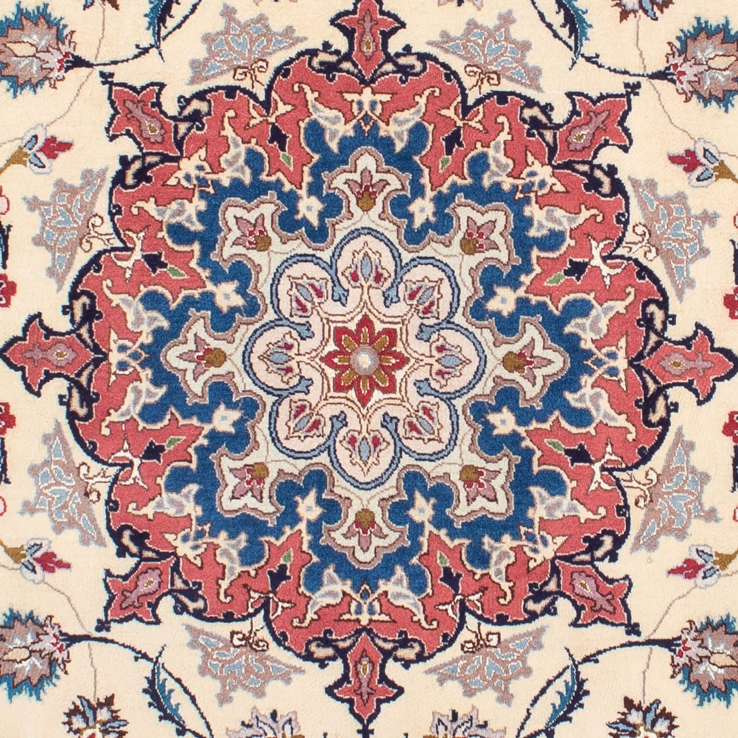 Tapis persan - Tabriz - Royal - 198 x 152 cm - beige