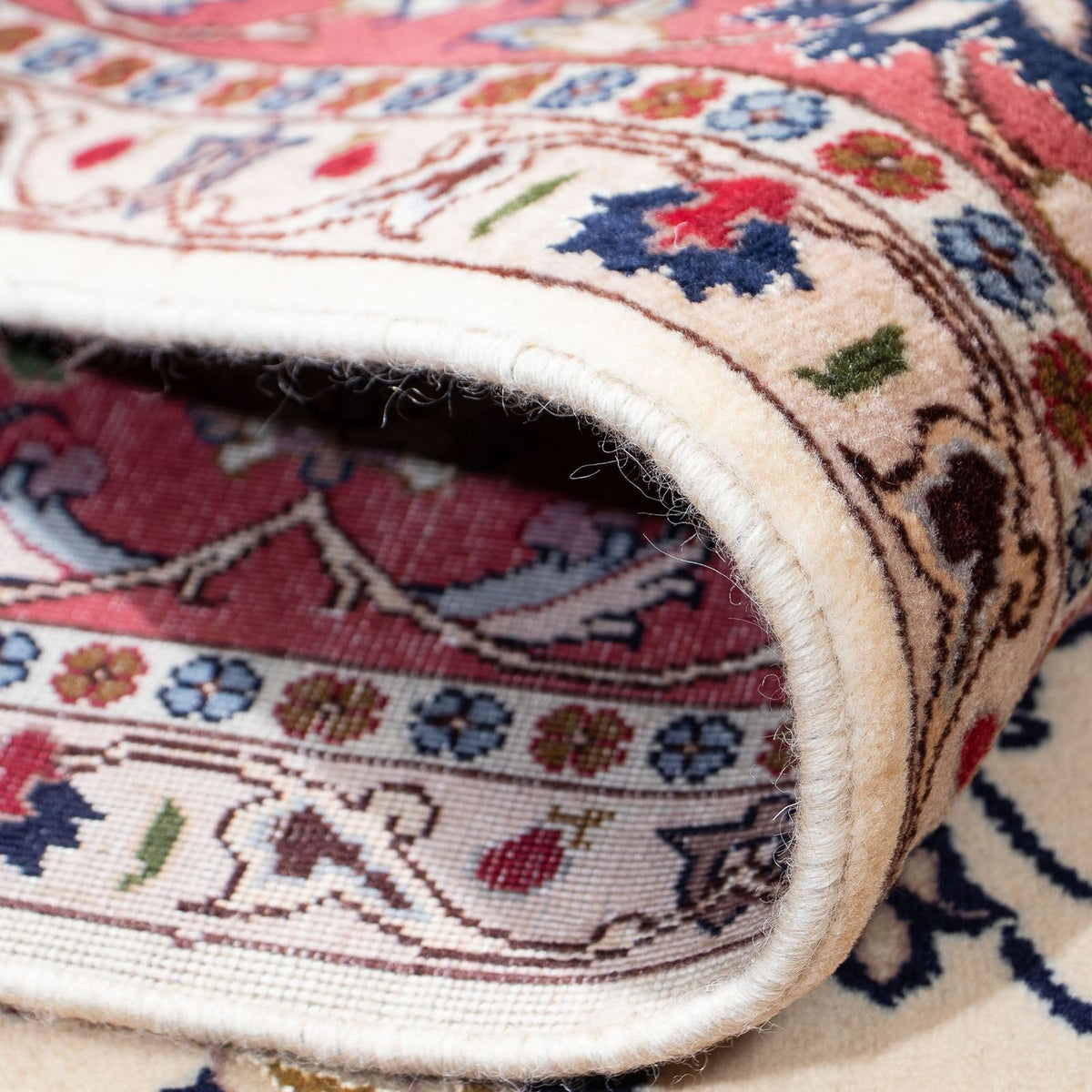 Tapis persan - Tabriz - Royal - 198 x 152 cm - beige