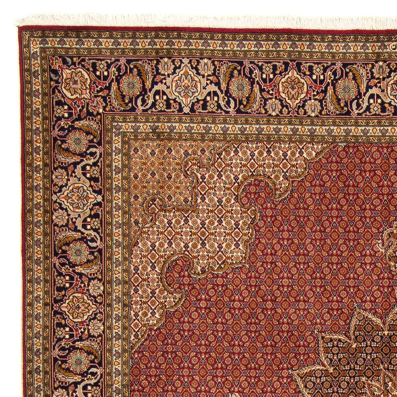Tapis persan - Tabriz carré  - 204 x 201 cm - rouge foncé