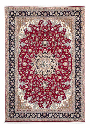 Tapis persan - Tabriz - Royal - 293 x 202 cm - rouge foncé