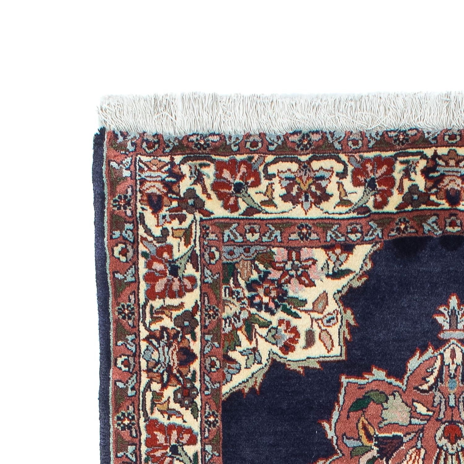 Tapis de couloir Tapis persan - Bidjar - 187 x 72 cm - bleu foncé