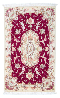 Tapis persan - Tabriz - Royal - 98 x 58 cm - rouge foncé