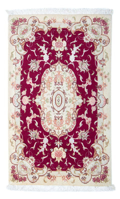 Tapis persan - Tabriz - Royal - 96 x 59 cm - rouge foncé