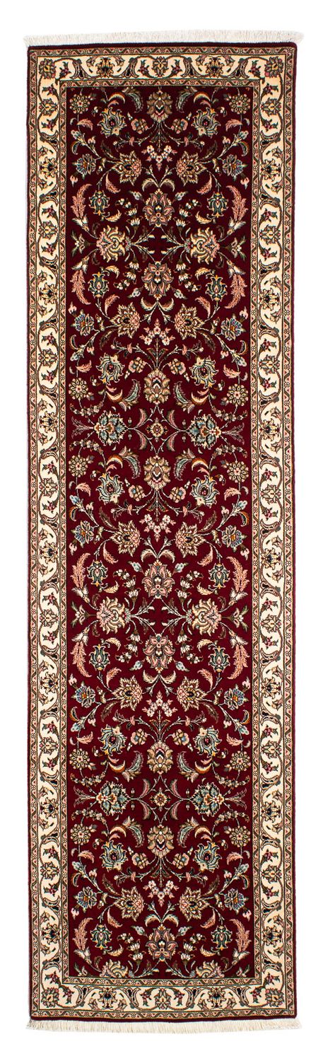 Tapis de couloir Tapis persan - Tabriz - Royal - 295 x 77 cm - rouge foncé