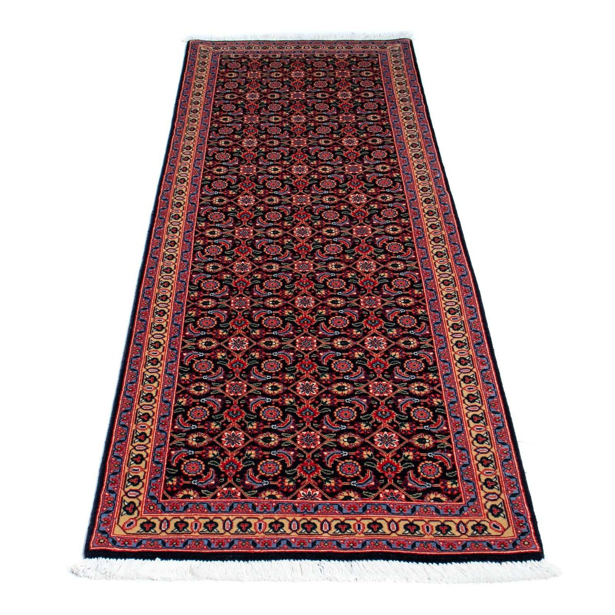 Tapis de couloir Tapis persan - Tabriz - 201 x 64 cm - rouille