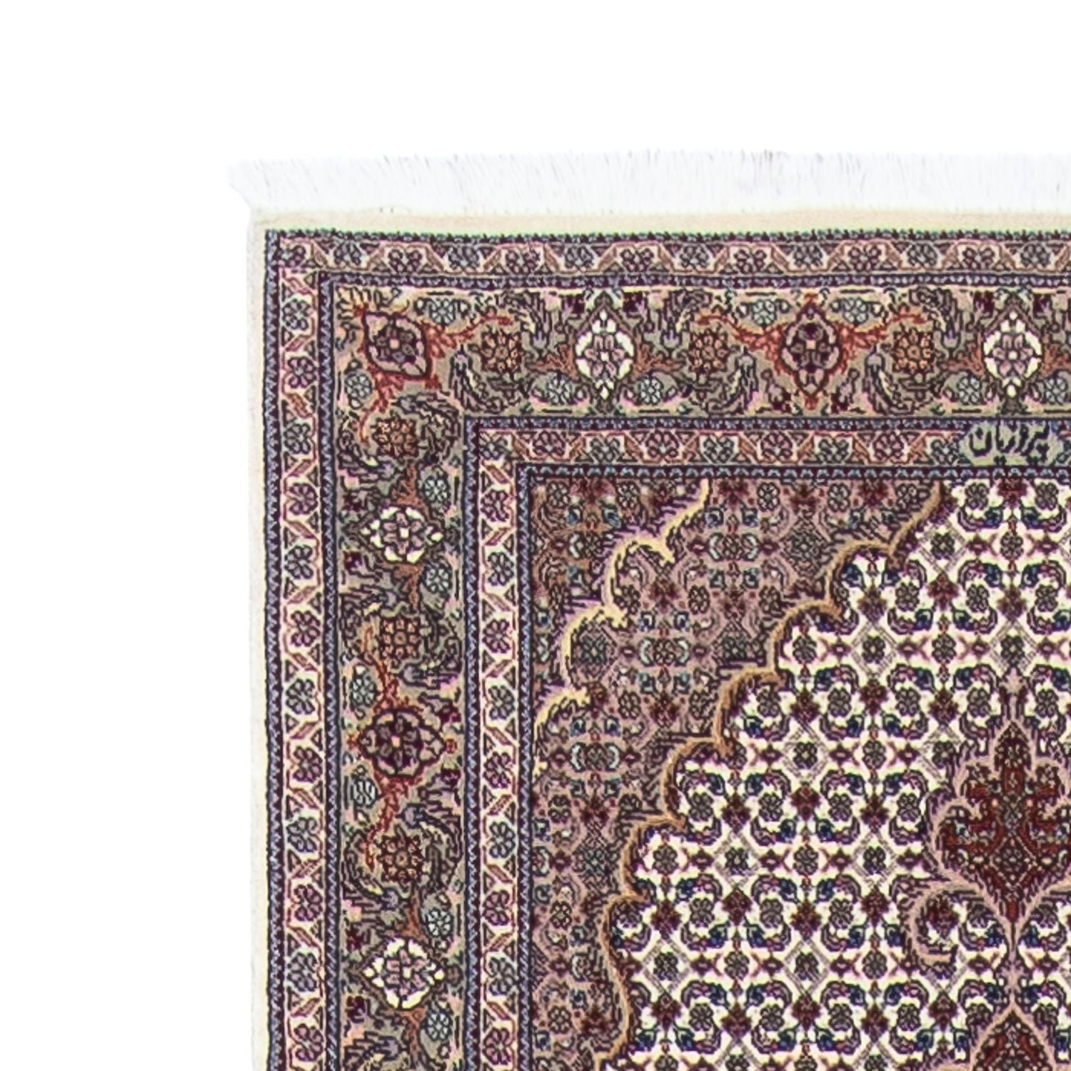 Tapis de couloir Tapis persan - Tabriz - 405 x 83 cm - multicolore