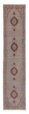 Tapis de couloir Tapis persan - Tabriz - 402 x 82 cm - multicolore