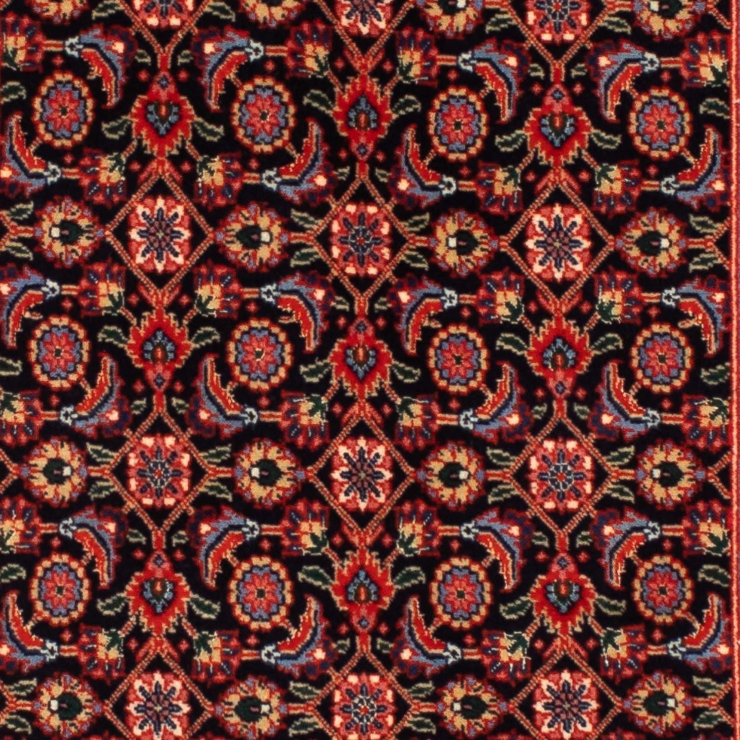 Tapis de couloir Tapis persan - Tabriz - 203 x 63 cm - rouille
