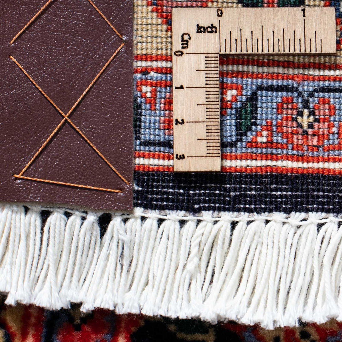 Tapis de couloir Tapis persan - Tabriz - 203 x 63 cm - rouille