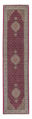 Tapis de couloir Tapis persan - Tabriz - 344 x 80 cm - rouge foncé