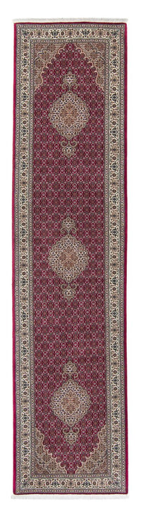 Tapis de couloir Tapis persan - Tabriz - 344 x 80 cm - rouge foncé
