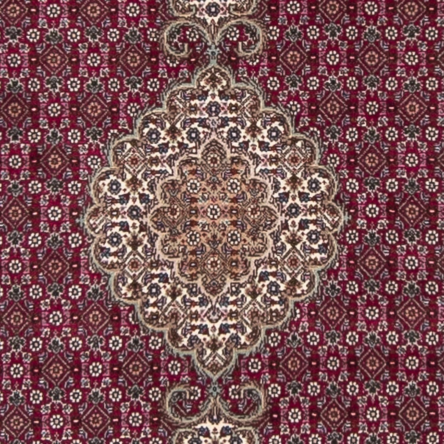 Tapis de couloir Tapis persan - Tabriz - 344 x 80 cm - rouge foncé