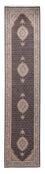 Tapis de couloir Tapis persan - Tabriz - 389 x 83 cm - multicolore