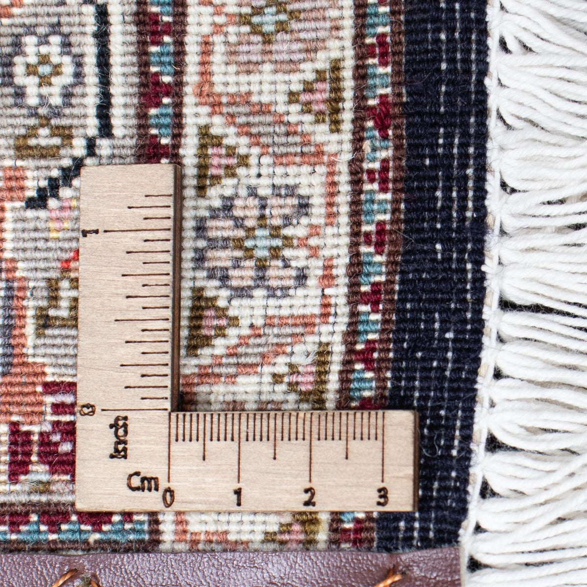 Tapis de couloir Tapis persan - Tabriz - 389 x 83 cm - multicolore