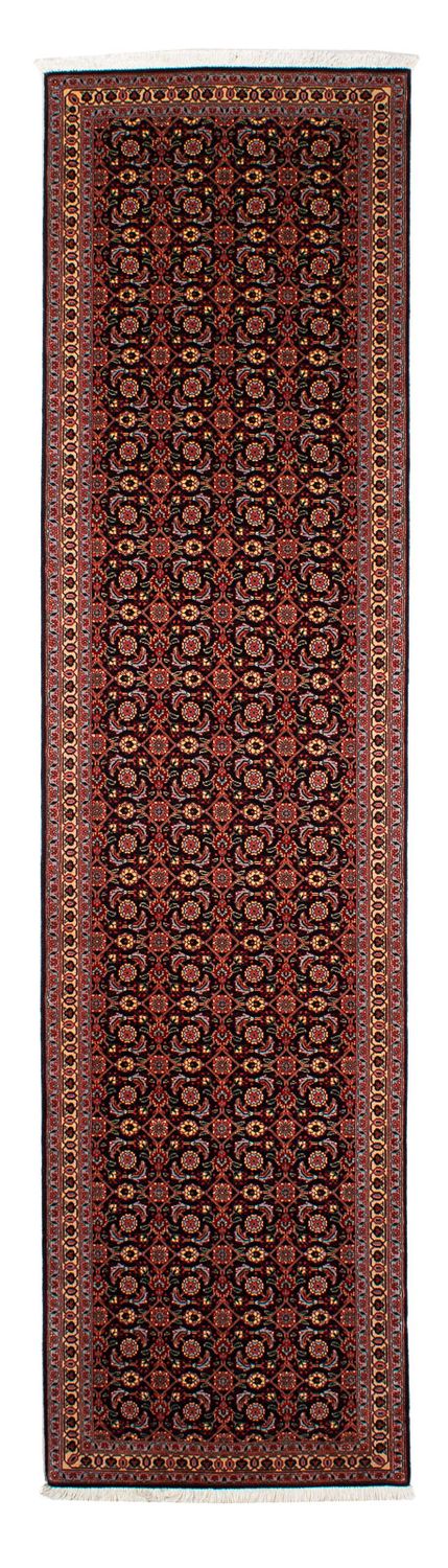 Tapis de couloir Tapis persan - Tabriz - 293 x 74 cm - marron