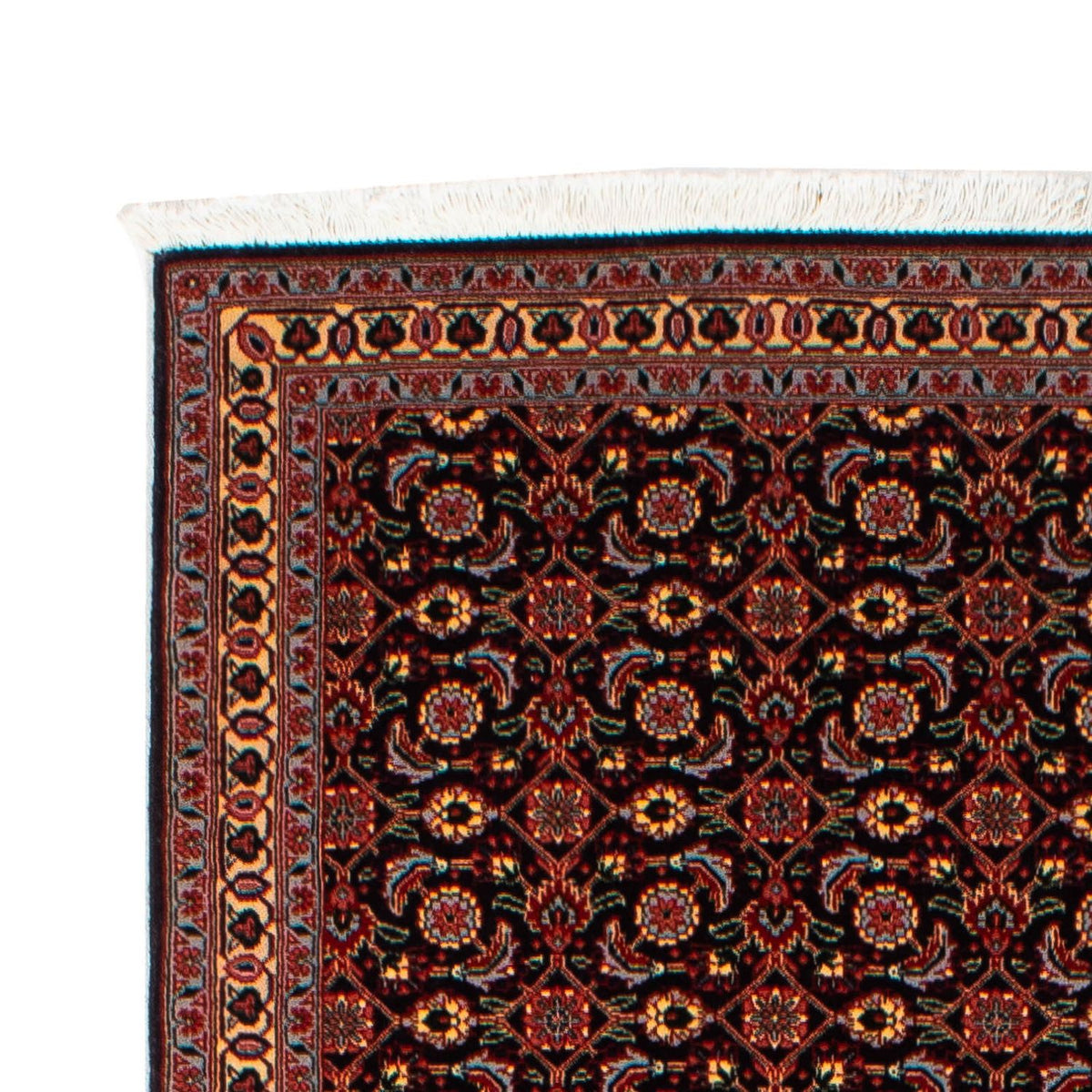 Tapis de couloir Tapis persan - Tabriz - 293 x 74 cm - marron