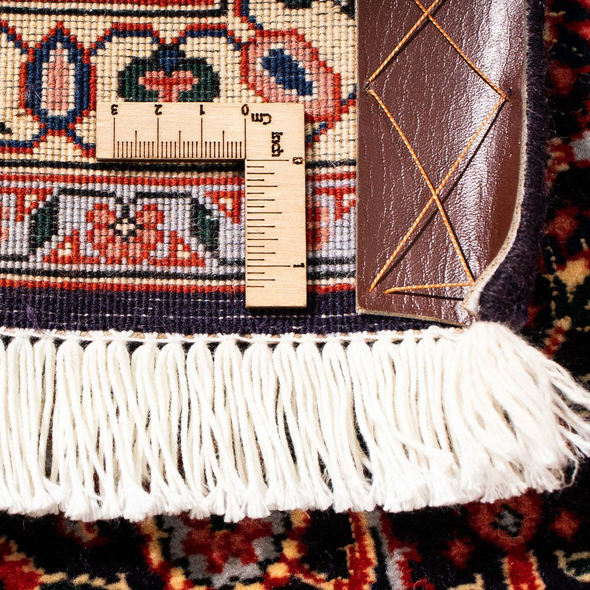 Tapis de couloir Tapis persan - Tabriz - 293 x 74 cm - marron