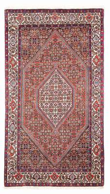 Tapis persan - Bidjar - 190 x 108 cm - rouge clair