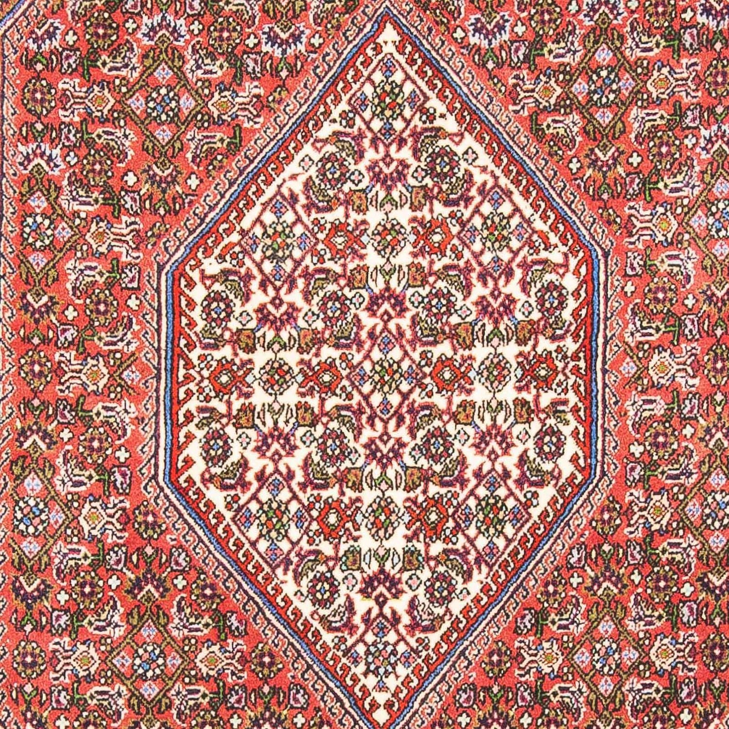 Tapis persan - Bidjar - 190 x 108 cm - rouge clair