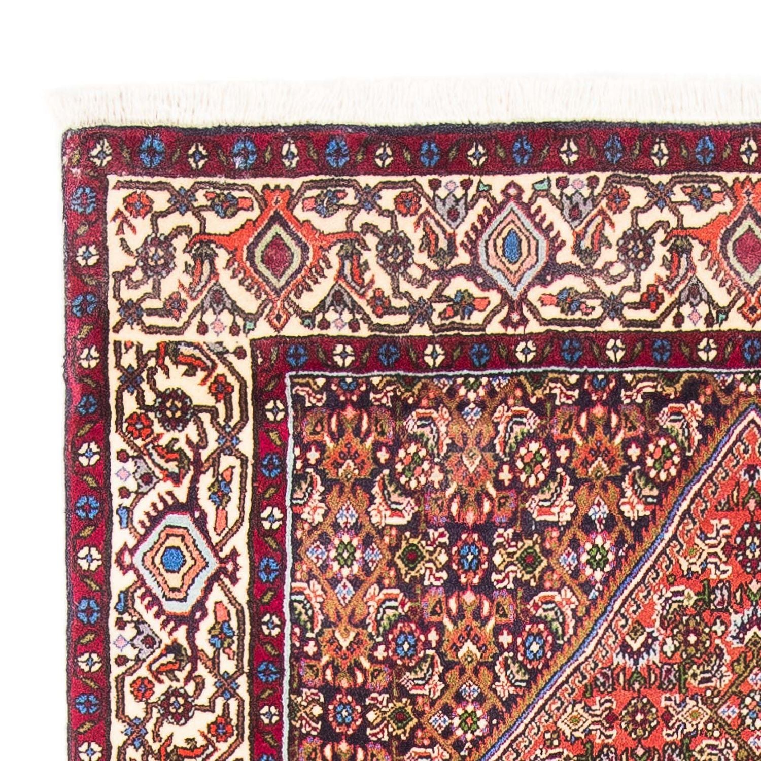 Tapis persan - Bidjar - 190 x 108 cm - rouge clair