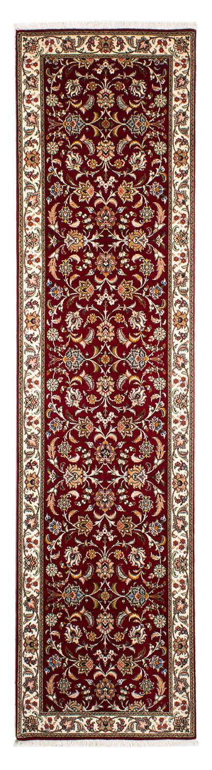 Tapis de couloir Tapis persan - Tabriz - Royal - 322 x 85 cm - rouge foncé
