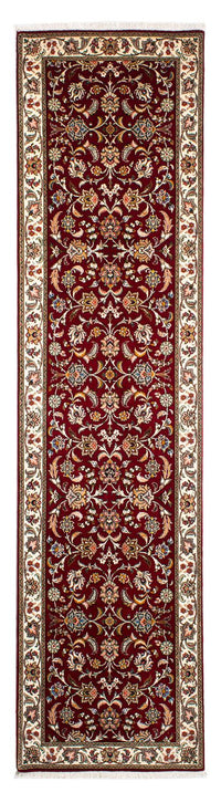 Tapis de couloir Tapis persan - Tabriz - Royal - 322 x 85 cm - rouge foncé