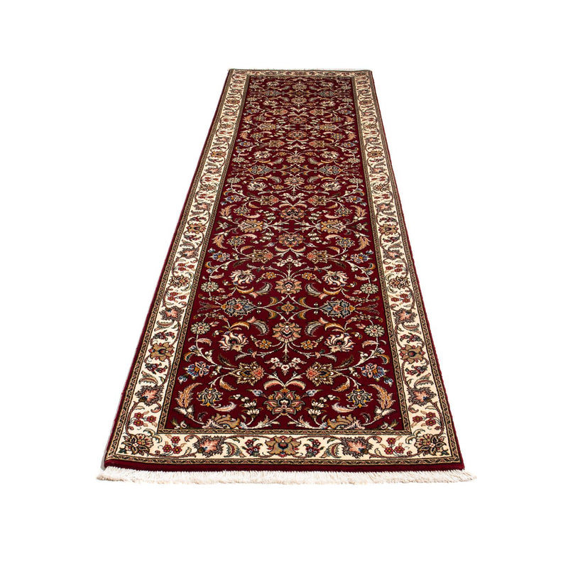Tapis de couloir Tapis persan - Tabriz - Royal - 322 x 85 cm - rouge foncé