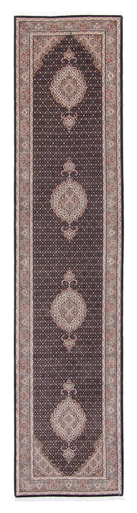 Tapis de couloir Tapis persan - Tabriz - 387 x 82 cm - multicolore