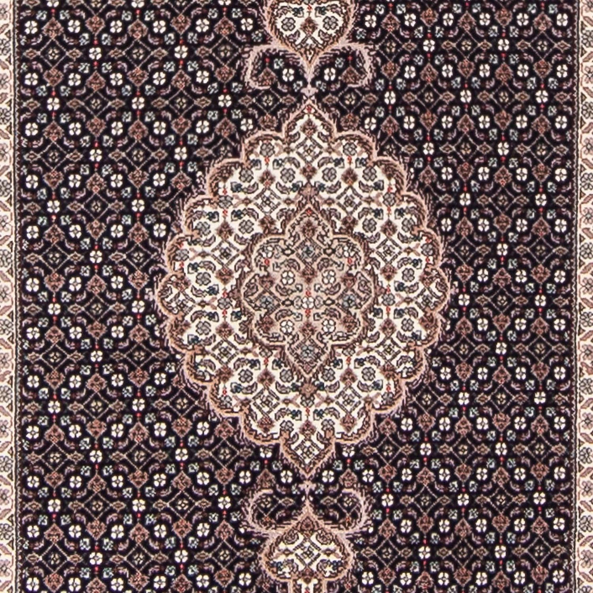 Tapis de couloir Tapis persan - Tabriz - 387 x 82 cm - multicolore