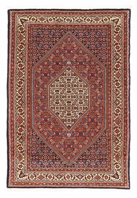 Tapis persan - Bidjar - 168 x 108 cm - bleu foncé