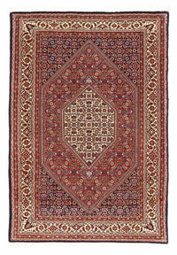 Tapis persan - Bidjar - 168 x 108 cm - bleu foncé