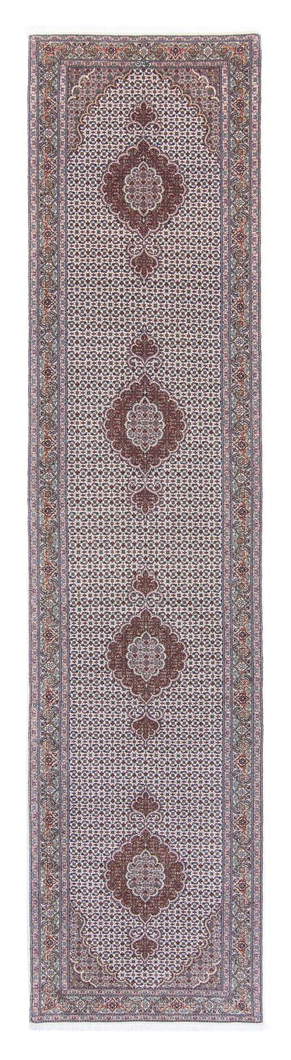 Tapis de couloir Tapis persan - Tabriz - 405 x 83 cm - multicolore