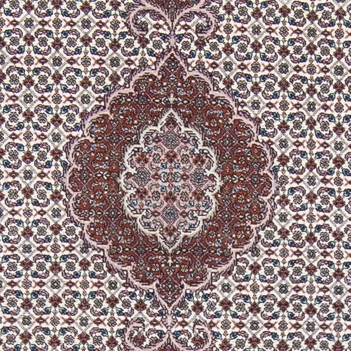 Tapis de couloir Tapis persan - Tabriz - 405 x 83 cm - multicolore