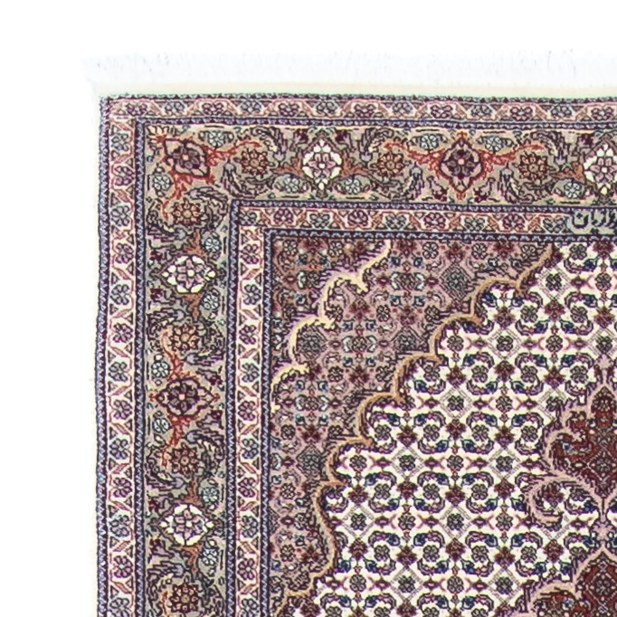 Tapis de couloir Tapis persan - Tabriz - 405 x 83 cm - multicolore