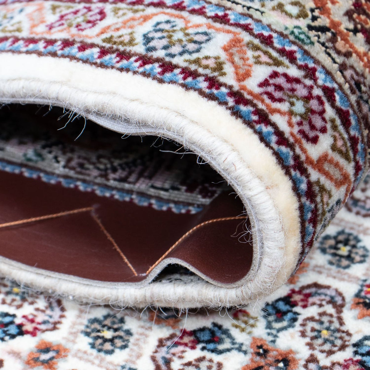 Tapis de couloir Tapis persan - Tabriz - 405 x 83 cm - multicolore