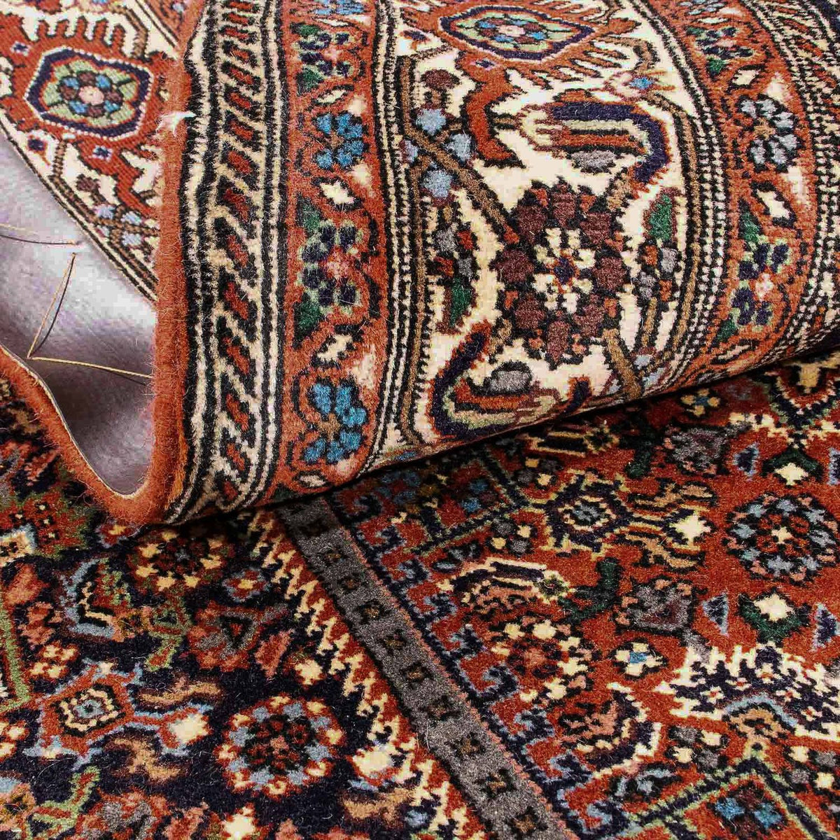 Tapis persan - Bidjar - 170 x 107 cm - rouge clair