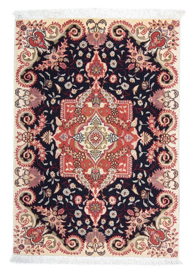 Tapis persan - Tabriz - Royal - 92 x 61 cm - bleu foncé