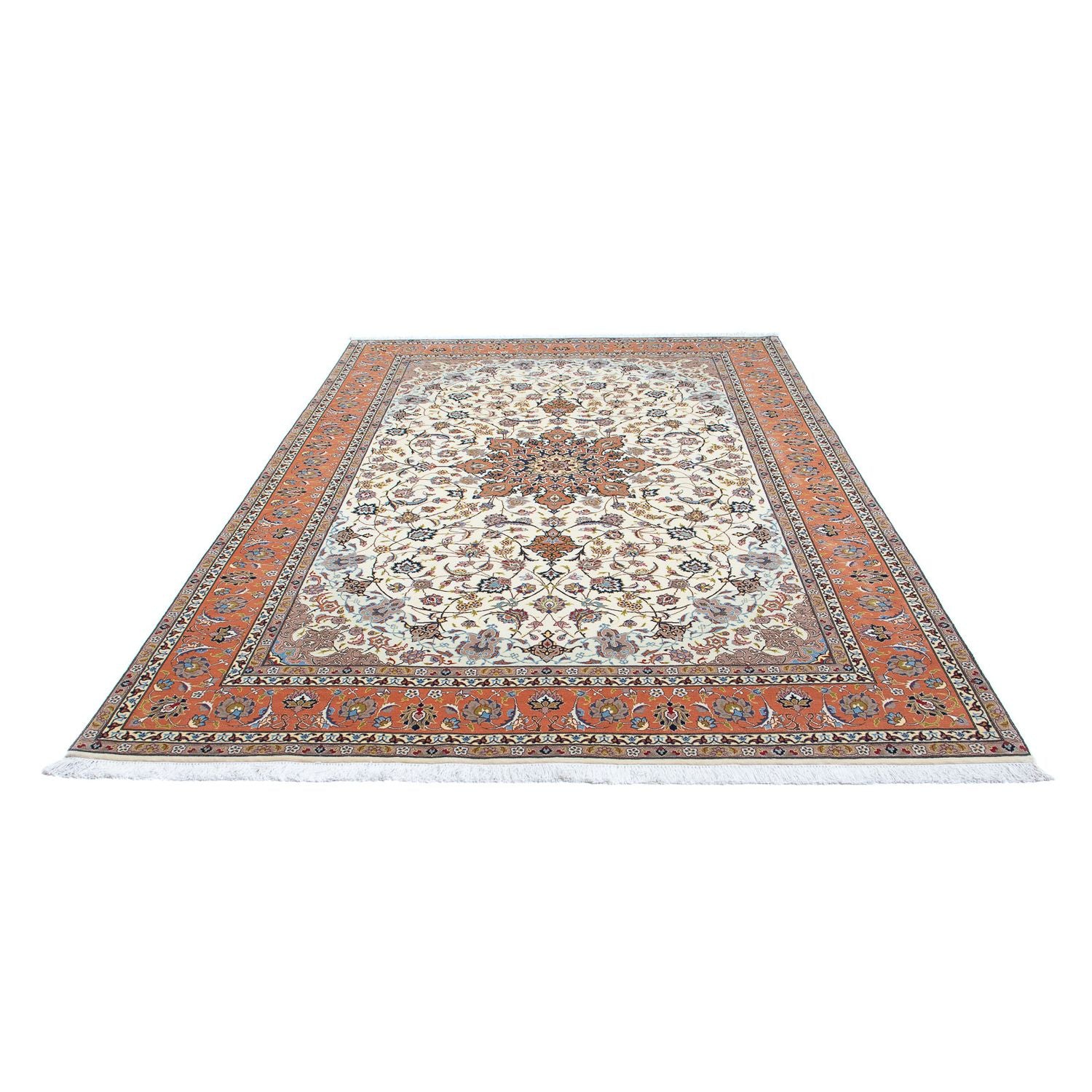 Tapis persan - Tabriz - Royal - 298 x 200 cm - beige