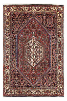 Tapis persan - Bidjar - 153 x 105 cm - bleu foncé