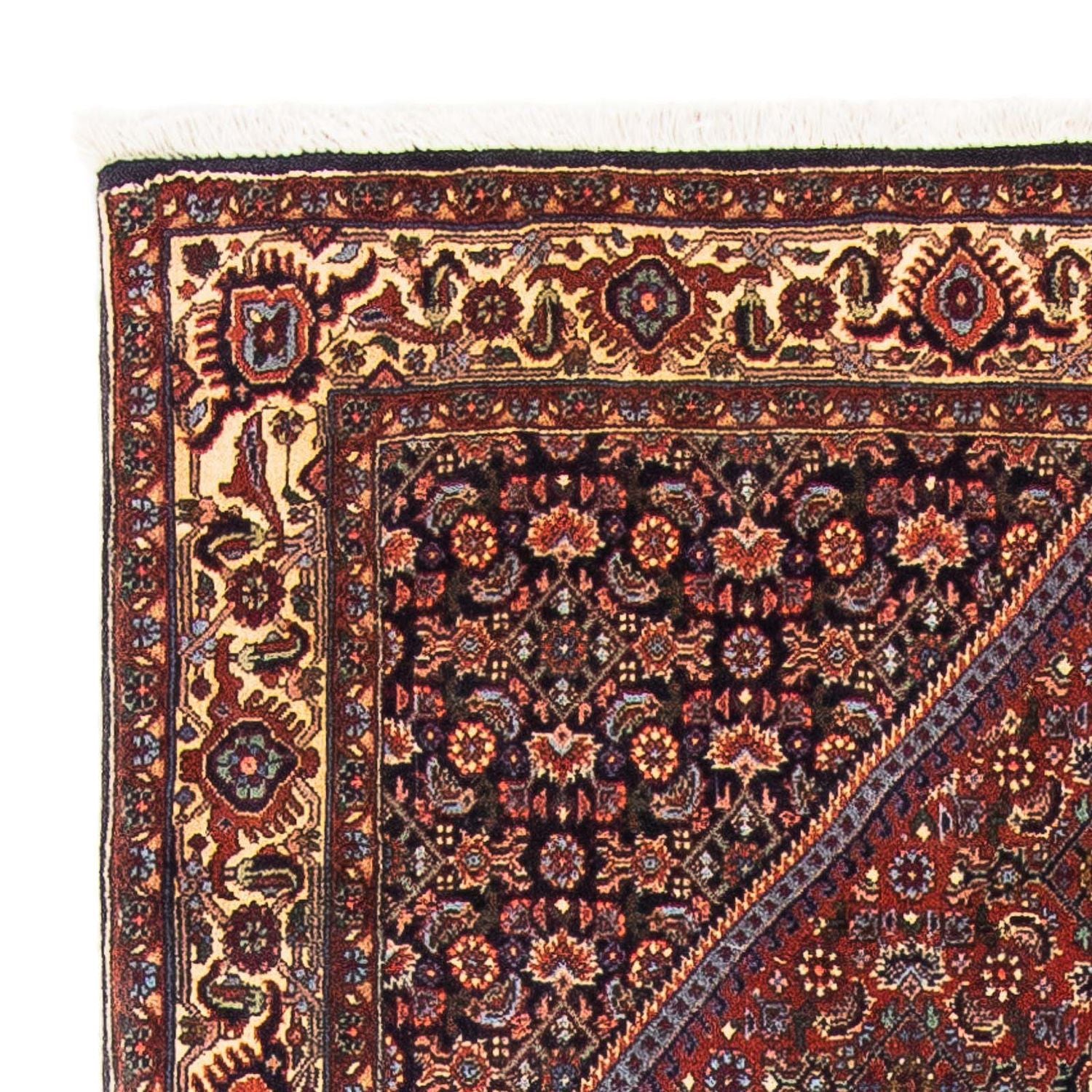 Tapis persan - Bidjar - 153 x 105 cm - bleu foncé