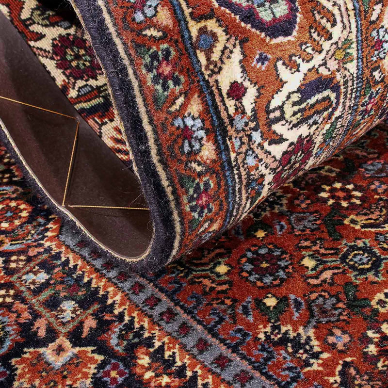 Tapis persan - Bidjar - 153 x 105 cm - bleu foncé