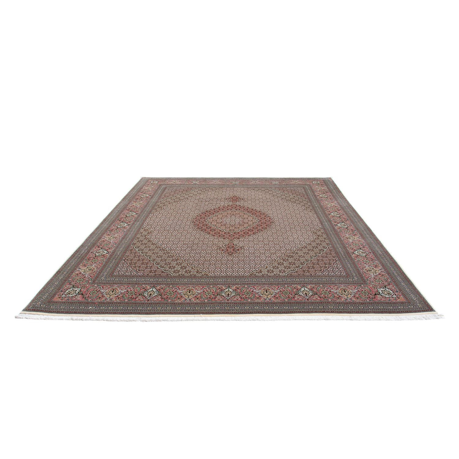 Tapis persan - Tabriz - 300 x 252 cm - multicolore