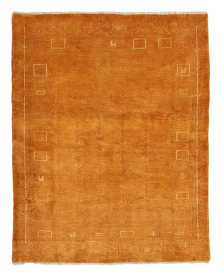 Tapis Gabbeh - Persan - 193 x 151 cm - or