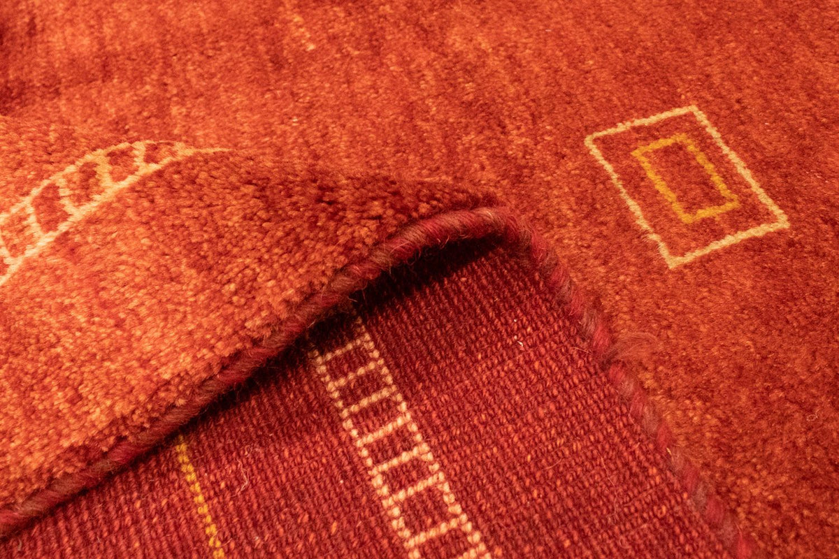 Tapis Gabbeh - Persan - 236 x 171 cm - rouge