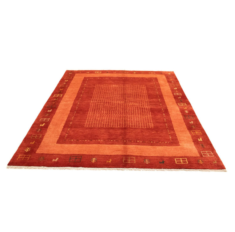 Tapis Gabbeh - Persan - 232 x 170 cm - rouge
