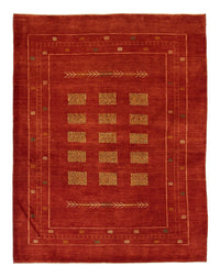 Tapis Gabbeh - Persan - 193 x 149 cm - rouge