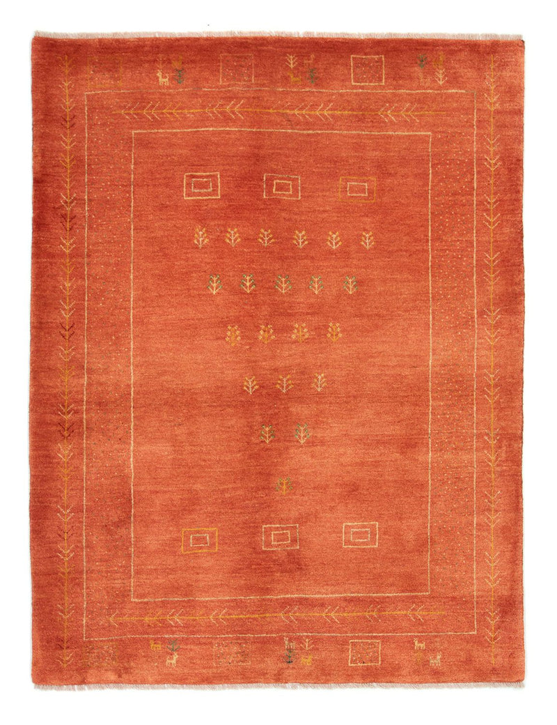 Tapis Gabbeh - Persan - 202 x 151 cm - rouille