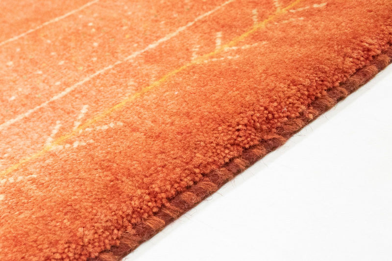 Tapis Gabbeh - Persan - 202 x 151 cm - rouille